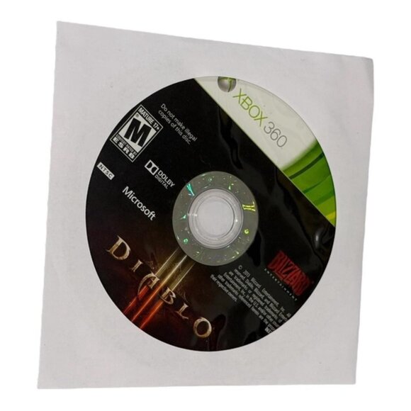 Diablo III Xbox 360 Video Game Disc Only Mature 17+ Blizzard Entertainment RPG - Picture 2 of 6